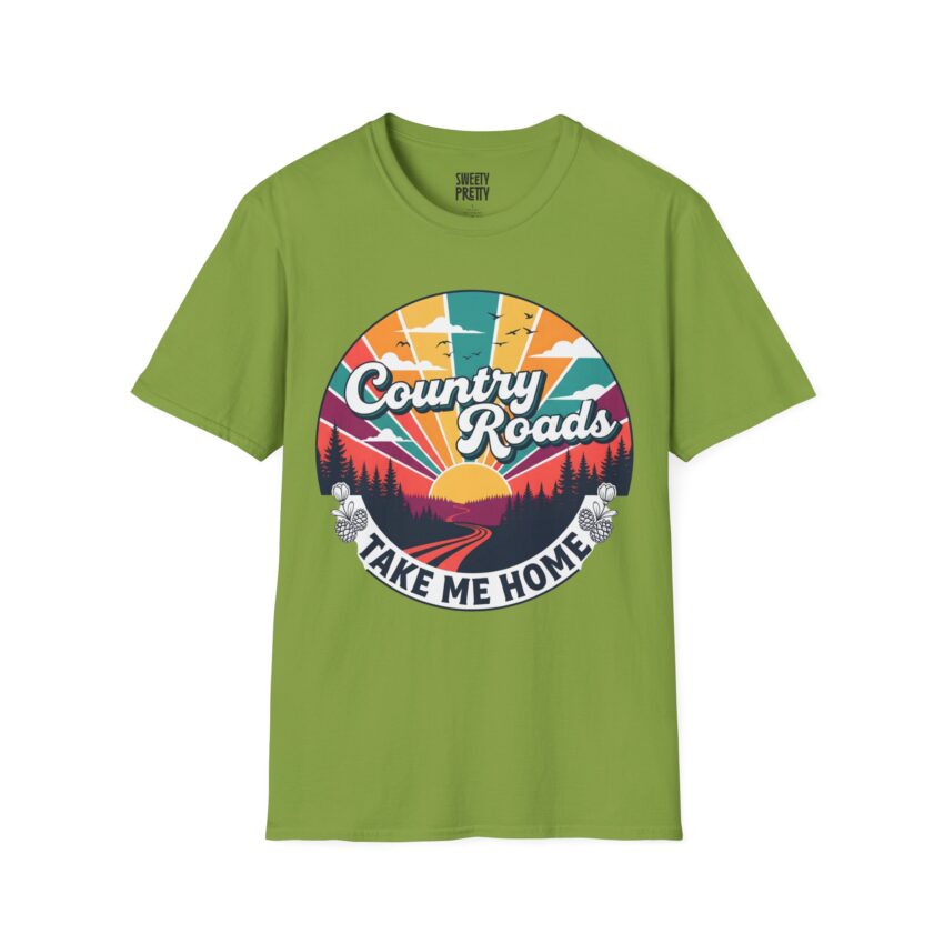 Retro Country Roads T-Shirt, Casual Tee, Outdoor Adventure Apparel, Gift for Nature Lovers, Summer Vacation Top - Image 13