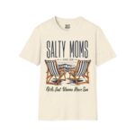 Salty Moms Beach Club T-Shirt, Summer Vibes Tee, Perfect Gift for Moms, Beach Lovers Apparel, Fun Vacation Shirt, Pool Party Outfit - Image 6