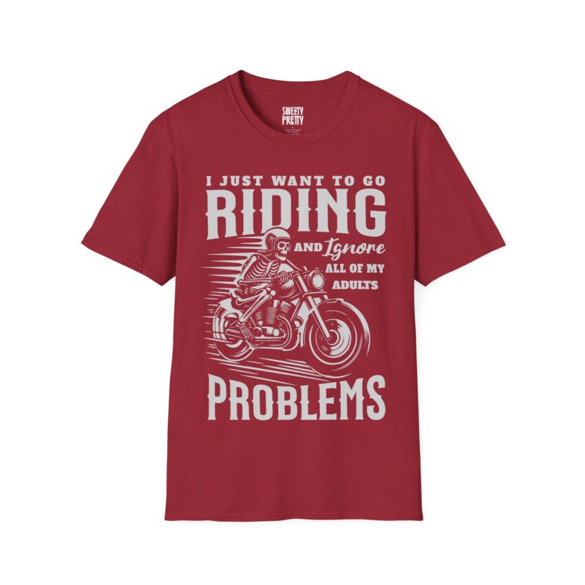 Men's Riding Humor T-Shirt, Motorcycle Lover Gift, Unisex Vintage Graphic Tee, Casual Wear, Cool Biker Apparel - Image 33