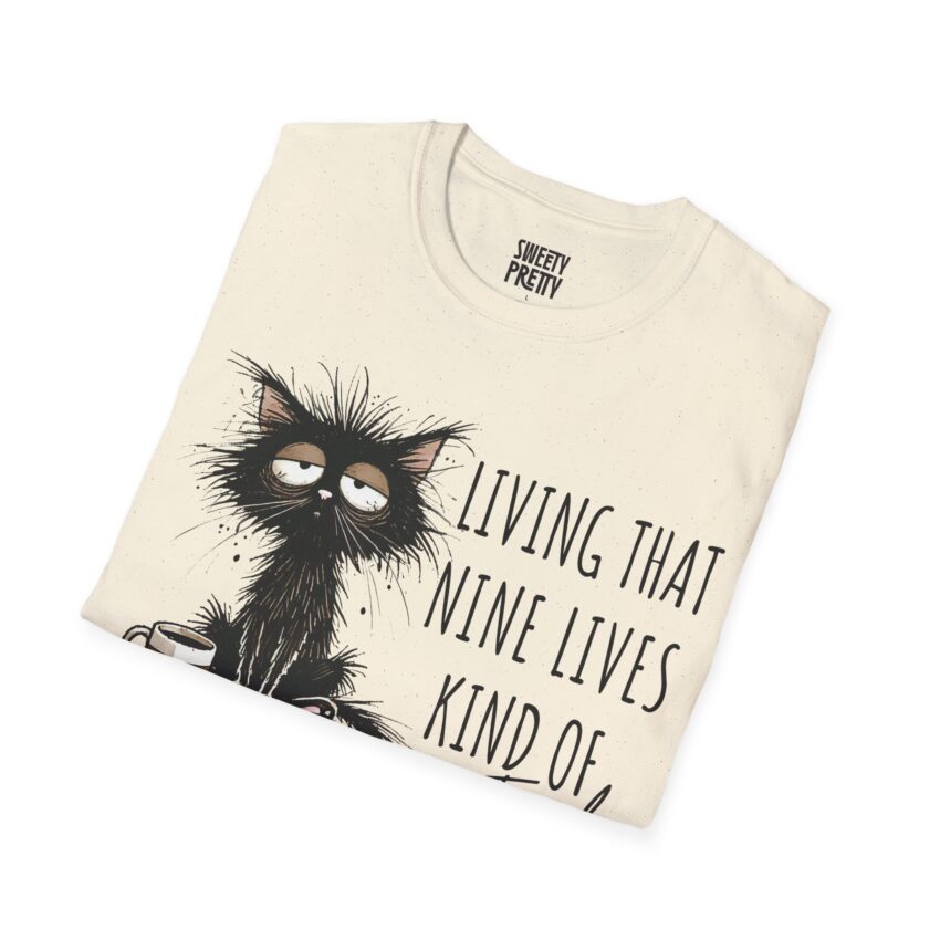 Whimsical Cat Lover T-Shirt | Funny Cat Shirt, Gift for Cat Owners, Cute Pet Apparel, Birthday Present, Cozy Wear - Image 6