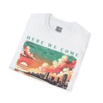 Miami Sunset Unisex Softstyle T-Shirt, Summer Vacation Tee, Beachwear, Travel Lover Shirt, Casual Outfit, Gift for Travelers - Image 2