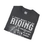 Men's Riding Humor T-Shirt, Motorcycle Lover Gift, Unisex Vintage Graphic Tee, Casual Wear, Cool Biker Apparel - Image 19