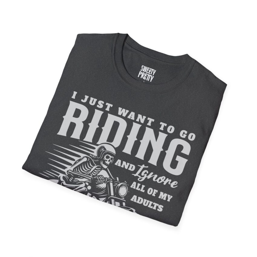Men's Riding Humor T-Shirt, Motorcycle Lover Gift, Unisex Vintage Graphic Tee, Casual Wear, Cool Biker Apparel - Image 19