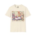 Literary-Themed Unisex T-Shirt, Perfect for Book Lovers, Mother's Day Gift, Cozy Attire, Floral Design, Reading Enthusiasts - Image 6