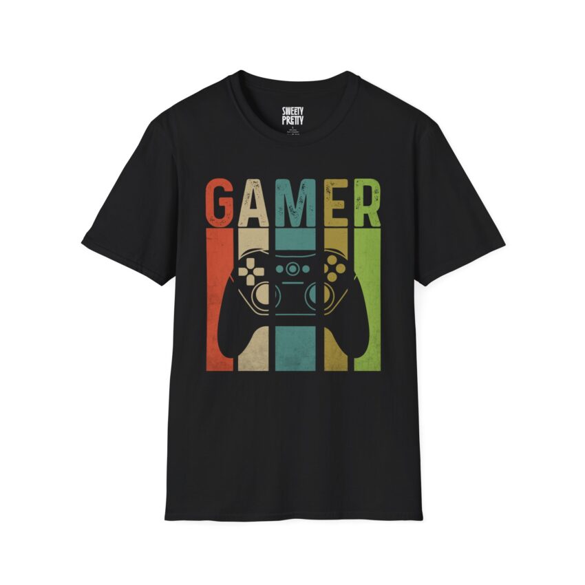 Gamer Unisex Softstyle T-Shirt, Casual Gift for Gamers, Fun Graphic Tee, Perfect Birthday Gift, Game Night Apparel, Gaming Enthusiast Shirt - Image 6