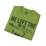 He Left the 99 Unisex Softstyle T-Shirt, Faith-Based Gift, Christian Apparel, Religious Tee, Great for Church & Service - Image 11