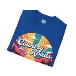 Retro Country Roads T-Shirt, Casual Tee, Outdoor Adventure Apparel, Gift for Nature Lovers, Summer Vacation Top - Image 18