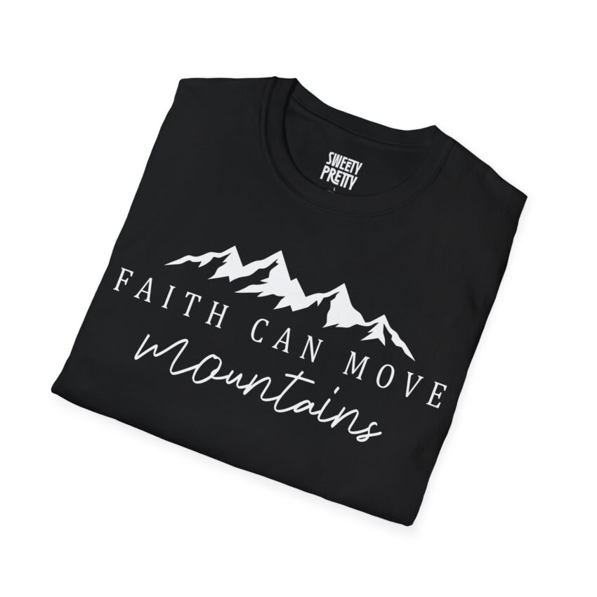 Inspirational Faith Mountain Unisex T-Shirt - Motivational Tee for Everyday Wear, Gift for Adventurers, Encouragement Apparel, [...] - Image 7