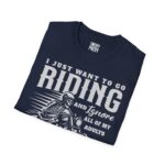 Men's Riding Humor T-Shirt, Motorcycle Lover Gift, Unisex Vintage Graphic Tee, Casual Wear, Cool Biker Apparel - Image 28