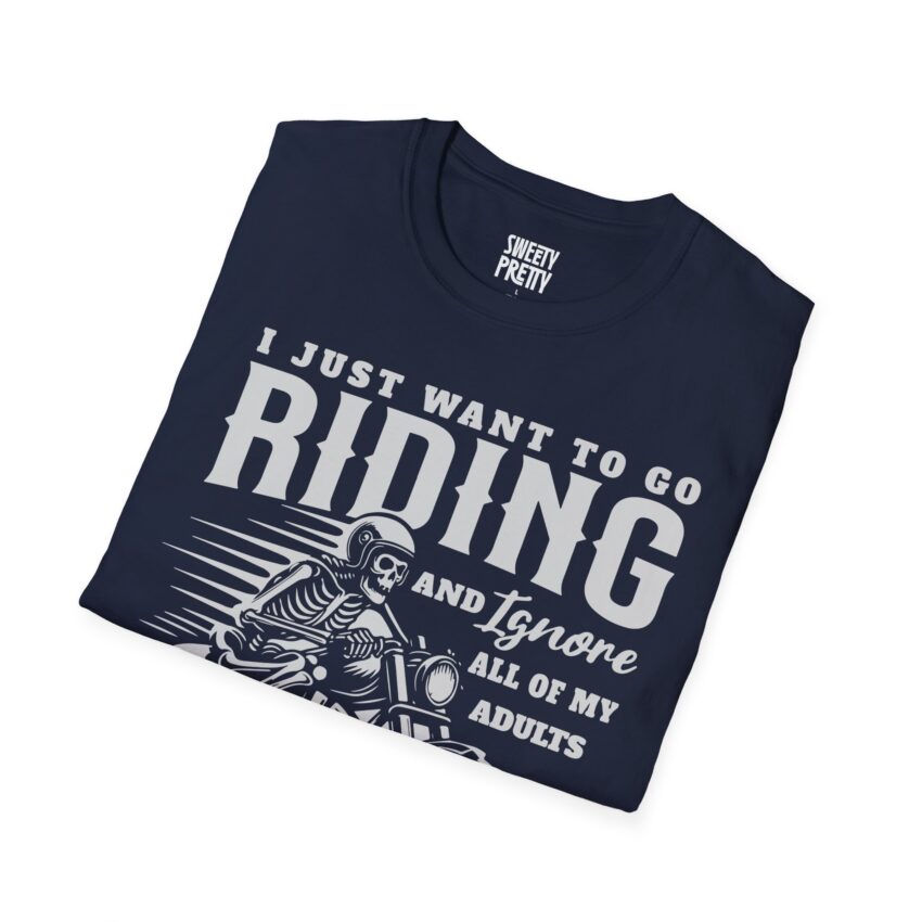 Men's Riding Humor T-Shirt, Motorcycle Lover Gift, Unisex Vintage Graphic Tee, Casual Wear, Cool Biker Apparel - Image 28
