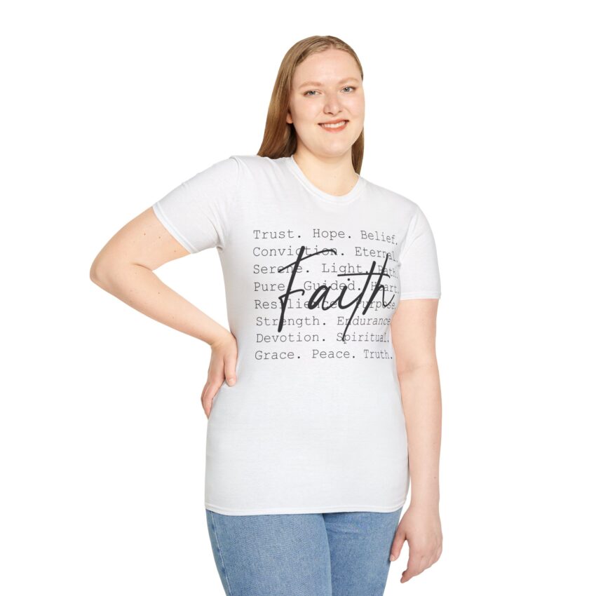 Faith-Inspired Unisex T-Shirt - Spiritual Tee for Daily Inspiration, Gift for Friends, Motivational Clothing, Casual Wear, Faith-Based [...] - Image 5