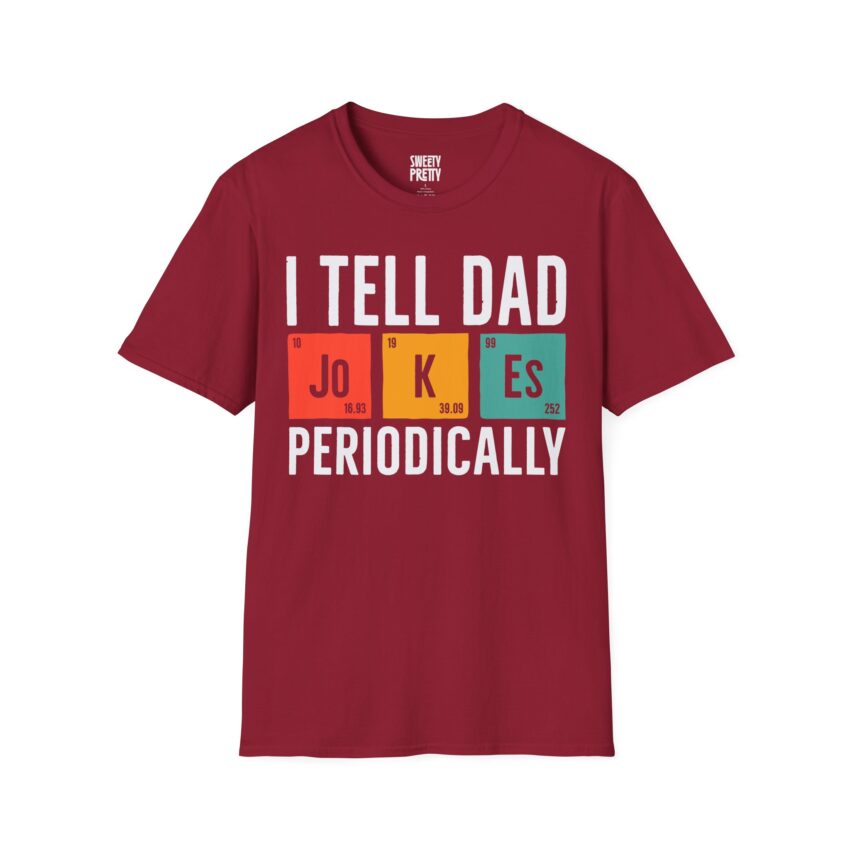 Dad Joke Softstyle T-Shirt, Funny Shirt, Gift for Dad, Unisex Humor Tee, Birthday Present, Science Themed Clothing - Image 14
