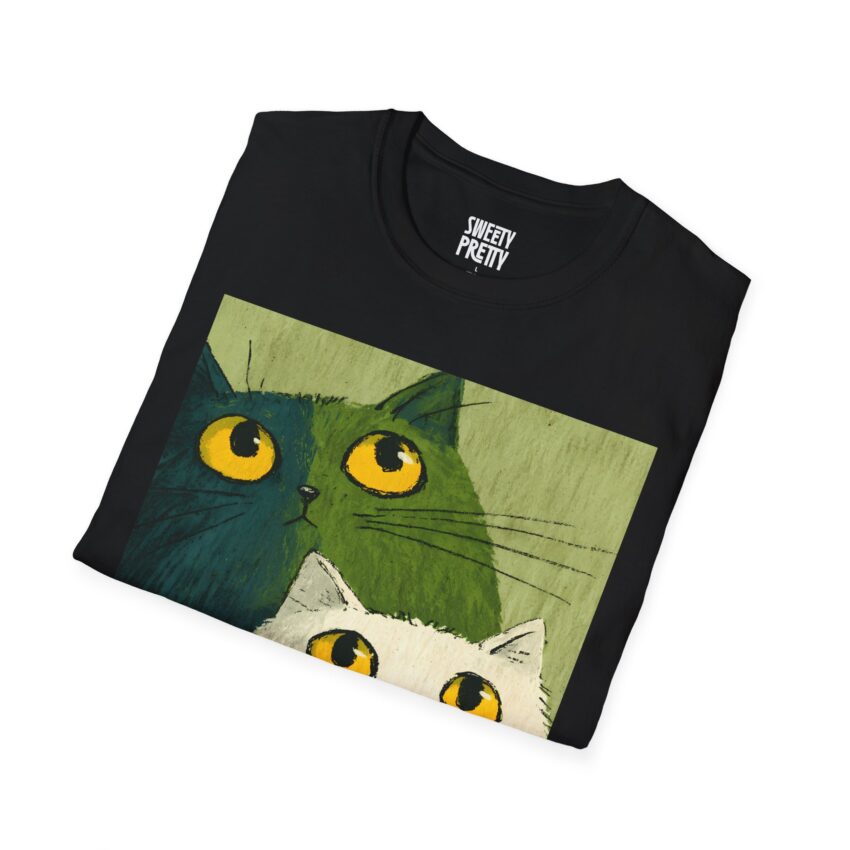 Colorful Cat Lovers Unisex T-Shirt | Fun Kitty Art Tee for Pet Owners, Cat Birthday Gift, Animal Lover Apparel - Image 6