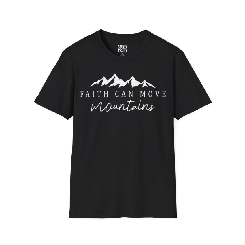 Inspirational Faith Mountain Unisex T-Shirt - Motivational Tee for Everyday Wear, Gift for Adventurers, Encouragement Apparel, [...] - Image 6