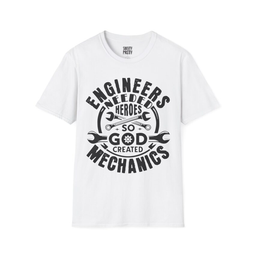 Engineers Needed Hero T-Shirt, Gift for Mechanics, Engineering Crew Tee, Funny Engineer Shirt, Casual Daily Wear - Image 1