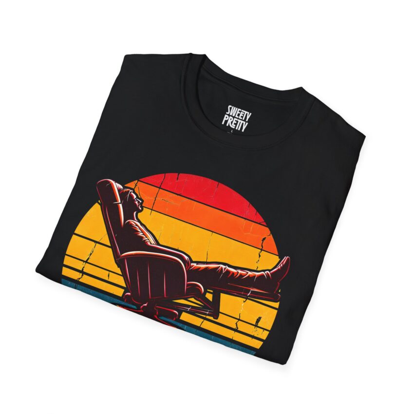 Retro Resting Eyes Unisex T-Shirt | Fun Laid-back Tee for Relaxation, Perfect Gift for Nappers, Lazy Days, Coziness, Casual Style - Image 5