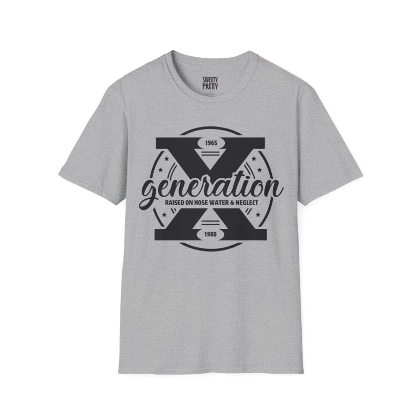 Generation X Unisex Softstyle T-Shirt, Vintage Tee, Retro Fashion, Gift for Gen X, 80s 90s Nostalgia, Casual Wear - Image 8