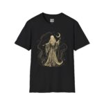 Mystical Moon Goddess T-Shirt, Bohemian Tee, Celestial Apparel, Gift for Star Lovers, Witchy Style