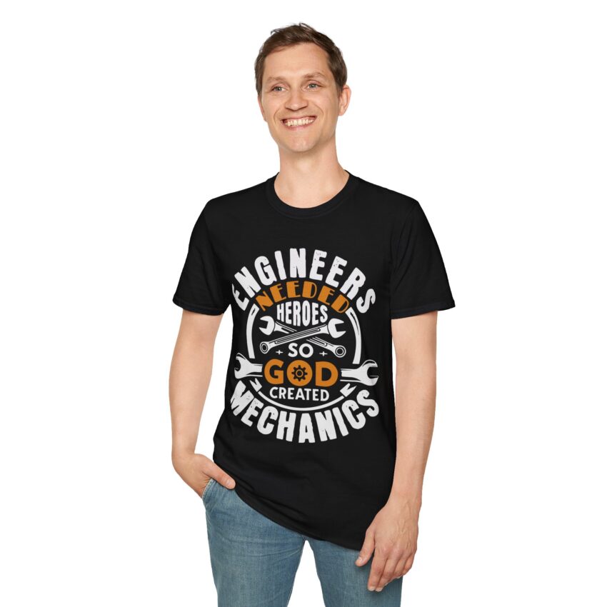 Engineers Needed Hero T-Shirt, Gift for Mechanics, Engineering Crew Tee, Funny Engineer Shirt, Casual Daily Wear - Image 7