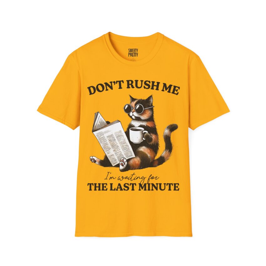 Charming Cat Quote T-Shirt - Perfect for Cat Lovers, Relaxed Days, Birthday Gifts, Casual Wear, and Animal Lovers - Image 10