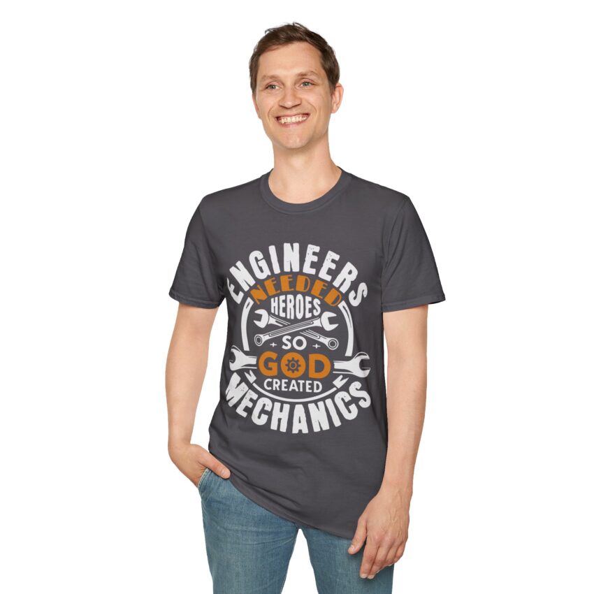 Engineers Needed Hero T-Shirt, Gift for Mechanics, Engineering Crew Tee, Funny Engineer Shirt, Casual Daily Wear - Image 13