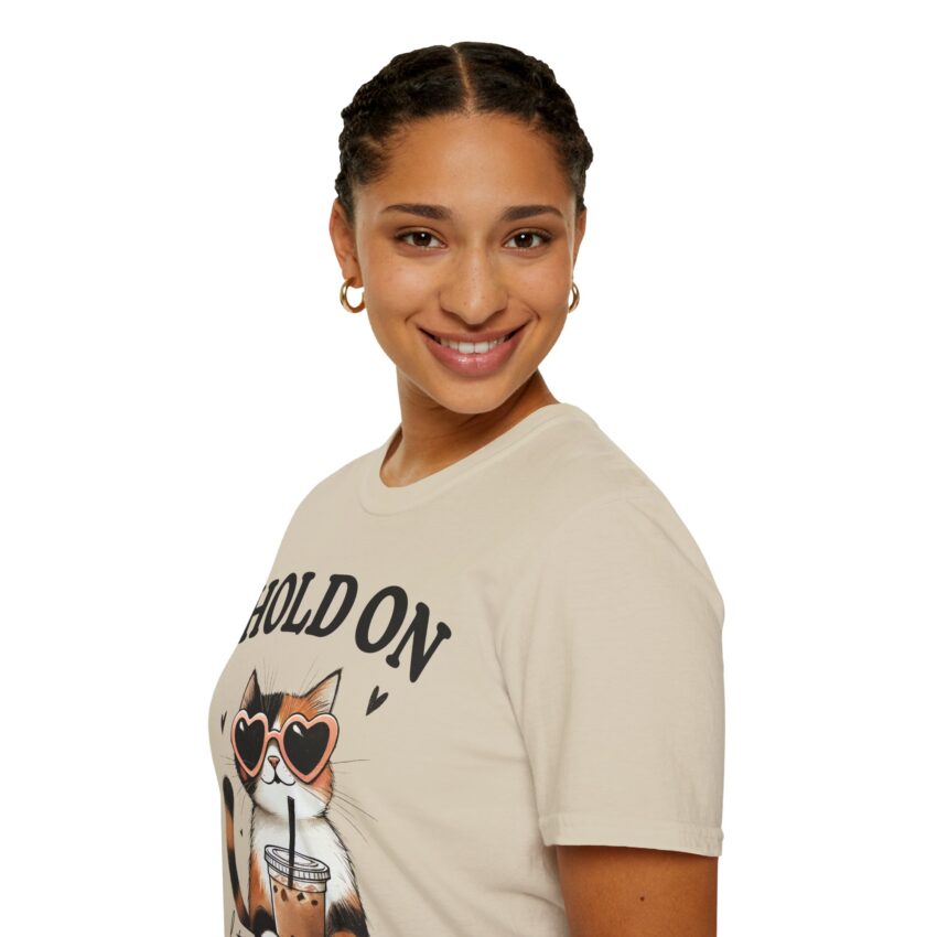 Cute Cat Quote T-Shirt, Cat Lover Gift, Funny Pet Shirt, Gift for Her, Birthday Tee, Relaxed Fit T-Shirt - Image 7