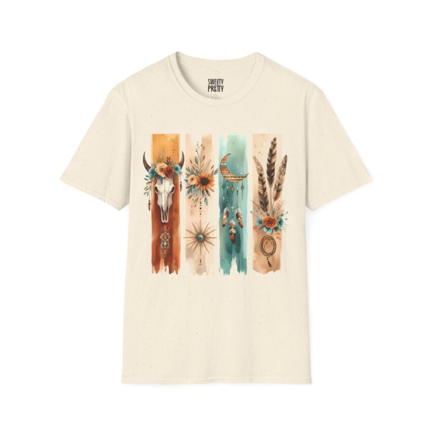 Boho-Inspired Graphic T-Shirt, Casual Wear, Gift for Nature Lovers, Summer Fashion, Bohemian Apparel, Festival Outfit - Image 8