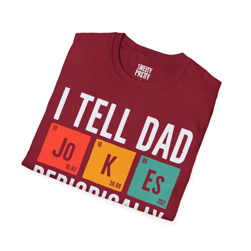 Dad Joke Softstyle T-Shirt, Funny Shirt, Gift for Dad, Unisex Humor Tee, Birthday Present, Science Themed Clothing - Image 15