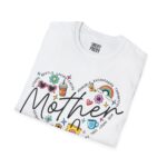 Heartfelt Mother T-Shirt, Gift for Mom, Mother's Day Apparel, Casual Tee, Cute Mom Shirt, Family Love T-Shirt - Image 2