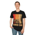Farmers Unite: Vintage Farmer Dad T-Shirt, Country Style Tee, Gift for Dad, Agricultural Apparel, Rustic Farmwear - Image 3