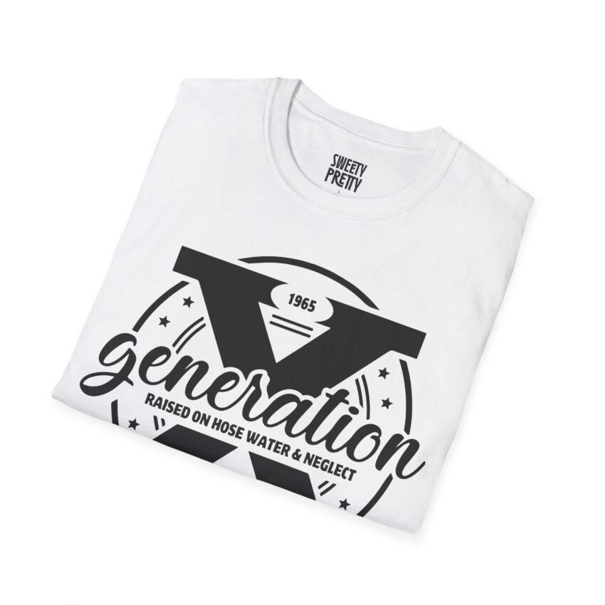 Generation X Unisex Softstyle T-Shirt, Vintage Tee, Retro Fashion, Gift for Gen X, 80s 90s Nostalgia, Casual Wear - Image 2