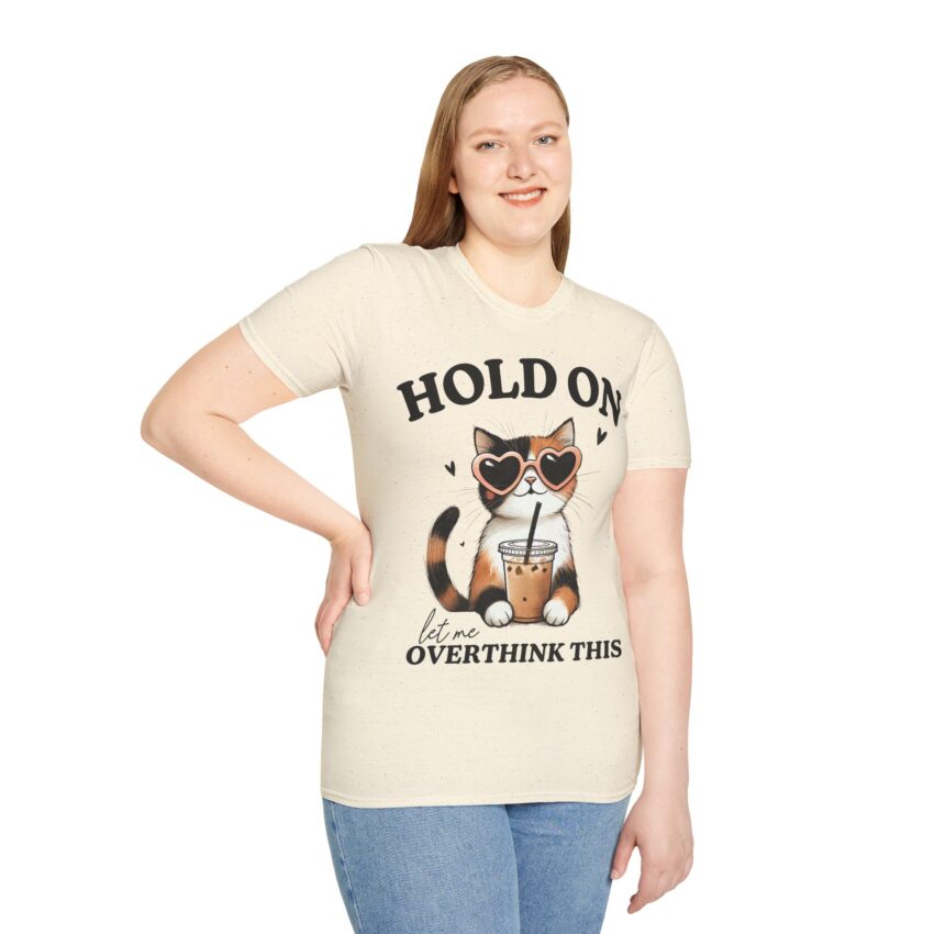 Cute Cat Quote T-Shirt, Cat Lover Gift, Funny Pet Shirt, Gift for Her, Birthday Tee, Relaxed Fit T-Shirt - Image 10