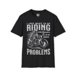 Men's Riding Humor T-Shirt, Motorcycle Lover Gift, Unisex Vintage Graphic Tee, Casual Wear, Cool Biker Apparel - Image 6