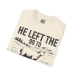 He Left the 99 Unisex Softstyle T-Shirt, Faith-Based Gift, Christian Apparel, Religious Tee, Great for Church & Service - Image 9