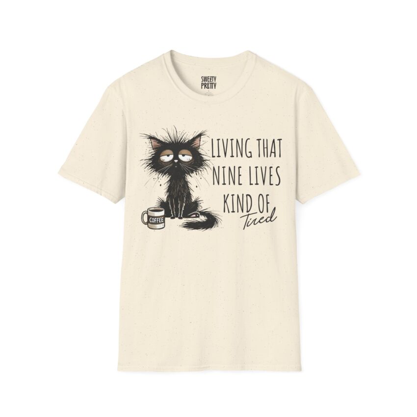 Whimsical Cat Lover T-Shirt | Funny Cat Shirt, Gift for Cat Owners, Cute Pet Apparel, Birthday Present, Cozy Wear - Image 5