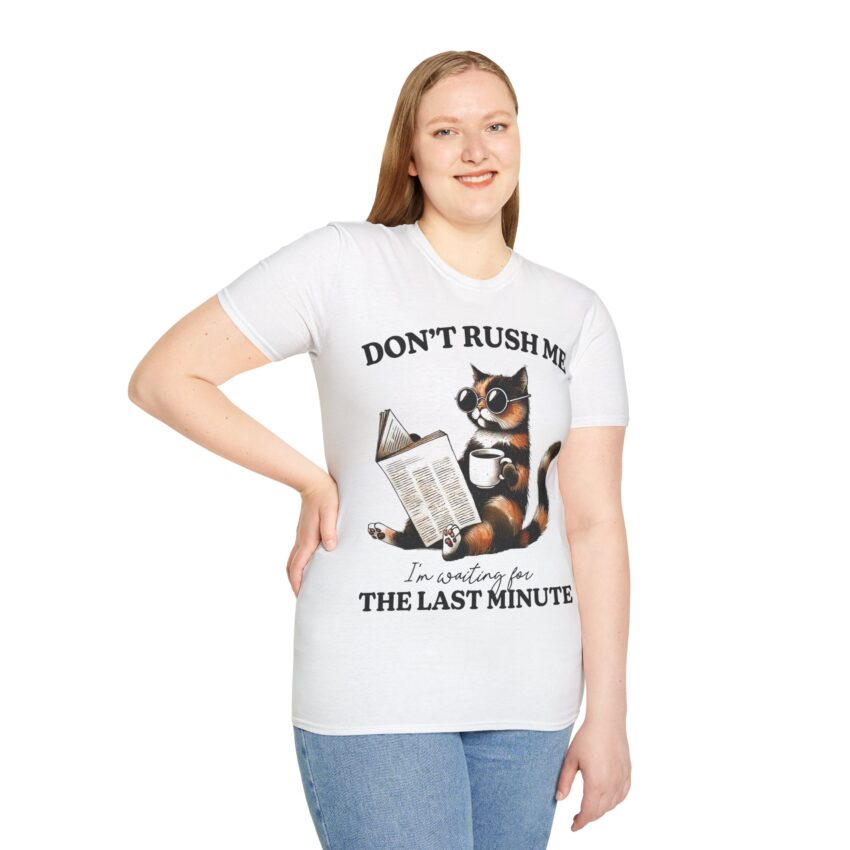 Charming Cat Quote T-Shirt - Perfect for Cat Lovers, Relaxed Days, Birthday Gifts, Casual Wear, and Animal Lovers - Image 3