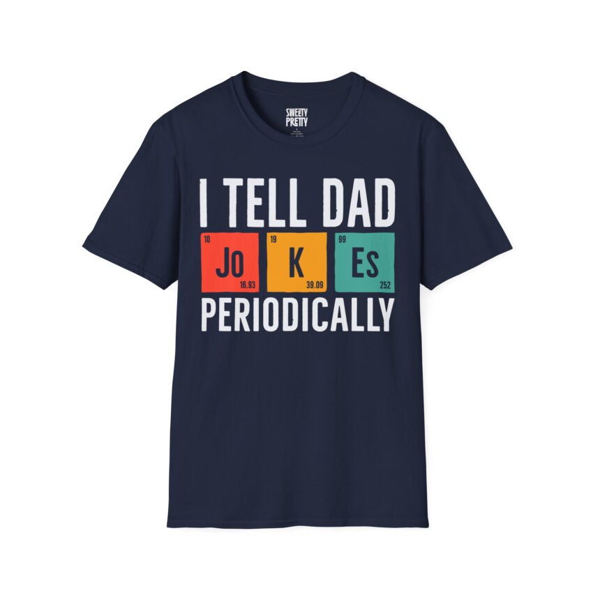 Dad Joke Softstyle T-Shirt, Funny Shirt, Gift for Dad, Unisex Humor Tee, Birthday Present, Science Themed Clothing - Image 10