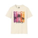Beach Vibes Unisex Softstyle T-Shirt, Summer Shirt, Vacation Tee, Beachwear, Gift for Beach Lovers, Trendy Graphic Tee - Image 8