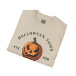 Halloween Town University T-Shirt, Unisex Halloween Tee, Fall Fashion, Pumpkin Graphic Shirt, Spooky Season Apparel, College Spirit Wear - Image 12
