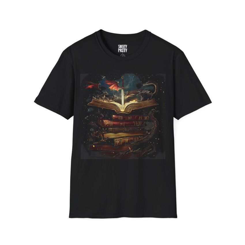 Book Lover's Dream T-Shirt, Unisex Reading Gift, Literary Tee, Comfortable Reading Shirt for Bookworms, Fun Book Theme Apparel - Image 1