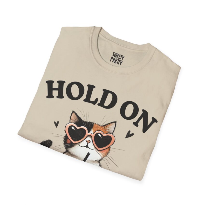 Cute Cat Quote T-Shirt, Cat Lover Gift, Funny Pet Shirt, Gift for Her, Birthday Tee, Relaxed Fit T-Shirt - Image 6