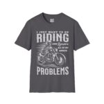 Men's Riding Humor T-Shirt, Motorcycle Lover Gift, Unisex Vintage Graphic Tee, Casual Wear, Cool Biker Apparel - Image 24