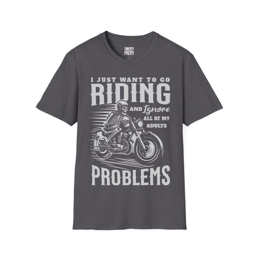 Men's Riding Humor T-Shirt, Motorcycle Lover Gift, Unisex Vintage Graphic Tee, Casual Wear, Cool Biker Apparel - Image 24