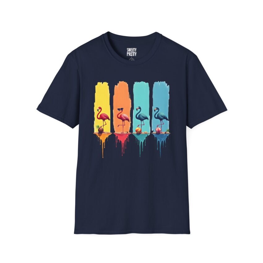 Vibrant Flamingo T-Shirt, Unisex Graphic Tee for Summer, Beach Vibes, Tropical Fun, Perfect Gift for Bird Lovers - Image 8