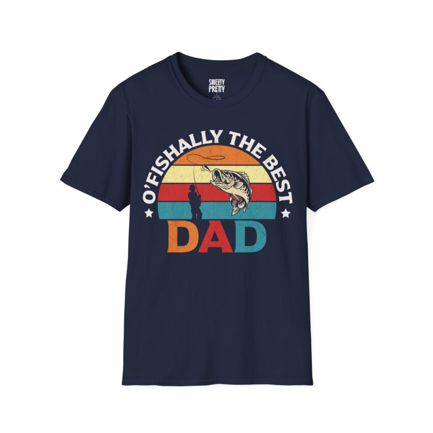 Fishing Dad T-Shirt, Unisex Softstyle Tee, Father's Day Gift, Casual Wear, Outdoor Enthusiast Shirt, Perfect for Dads - Image 3