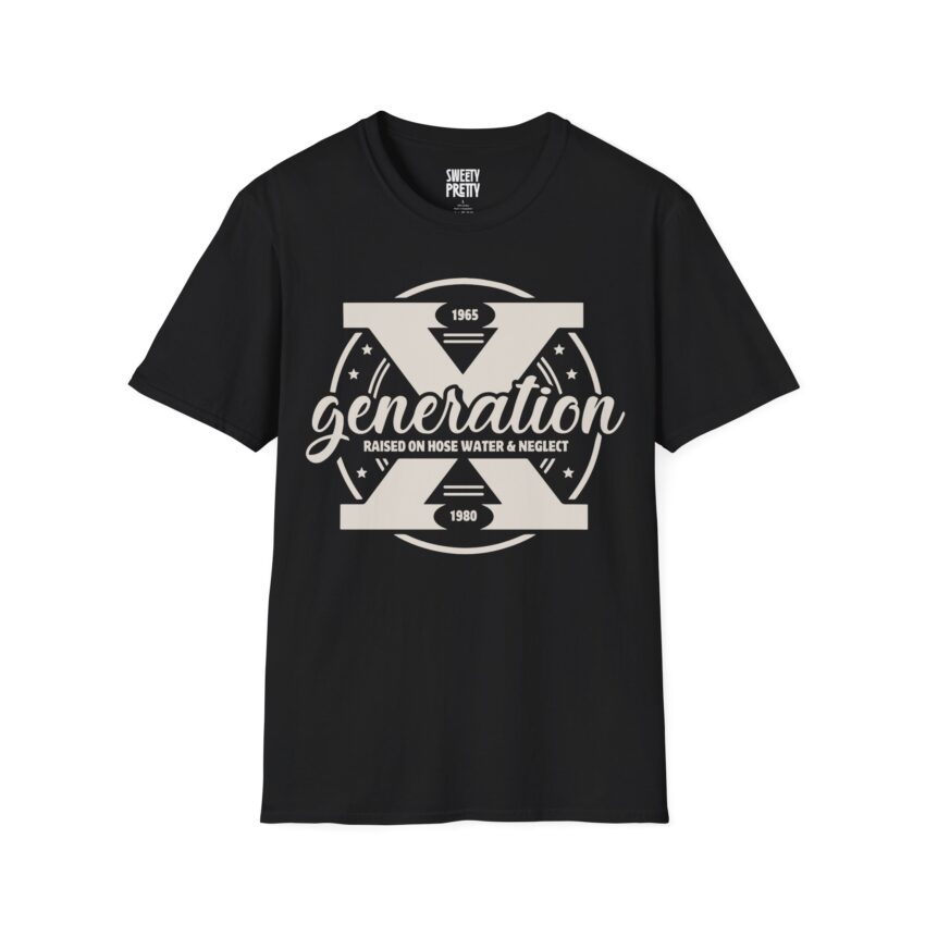 Generation X Unisex Softstyle T-Shirt, Vintage Tee, Retro Fashion, Gift for Gen X, 80s 90s Nostalgia, Casual Wear - Image 4
