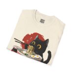 Cat Ramen Unisex T-Shirt, Cute Cat Shirt, Japanese Cat Tee, Foodie Gift, Animal Lover Apparel, Funny T-Shirt for Cat Lovers - Image 11
