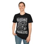 Men's Riding Humor T-Shirt, Motorcycle Lover Gift, Unisex Vintage Graphic Tee, Casual Wear, Cool Biker Apparel - Image 8