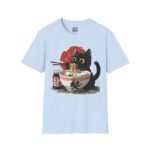 Cat Ramen Unisex T-Shirt, Cute Cat Shirt, Japanese Cat Tee, Foodie Gift, Animal Lover Apparel, Funny T-Shirt for Cat Lovers - Image 14