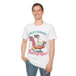 Silly Goose Summer T-Shirt for Fun Lovers, Humorous Unisex Tee, Summer Vacation Apparel, Perfect Gift for Friends, Casual Wear, Beach Party - Image 3